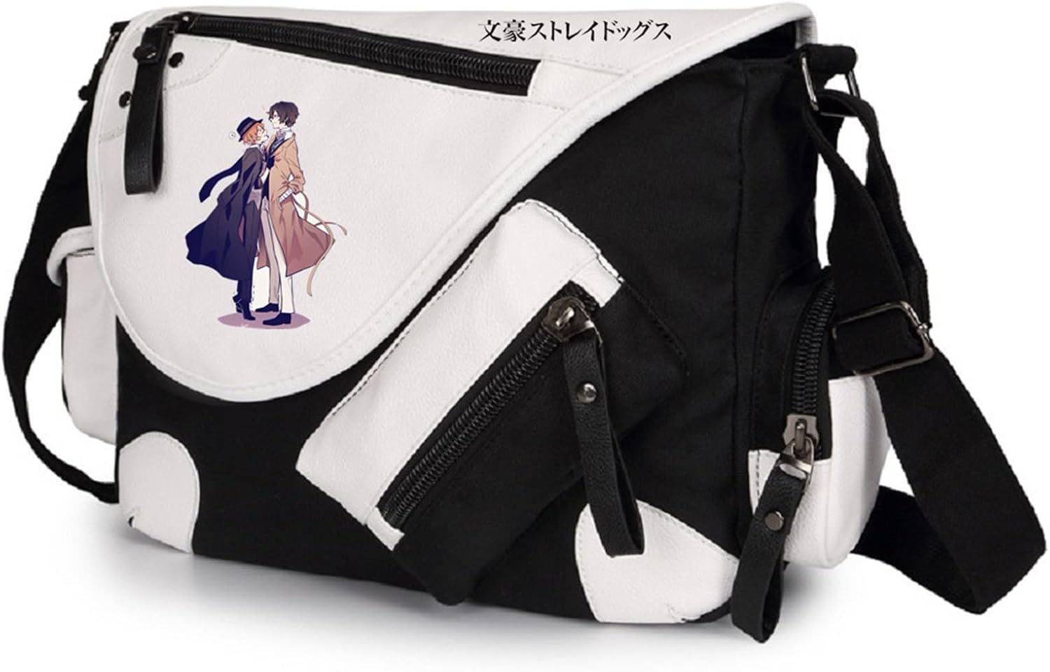 ISaikoy Anime Bungo Stray Dogs Messenger Bag Satchel Crossbody Bag Handbag Shoulder Bag Sling Bag 3