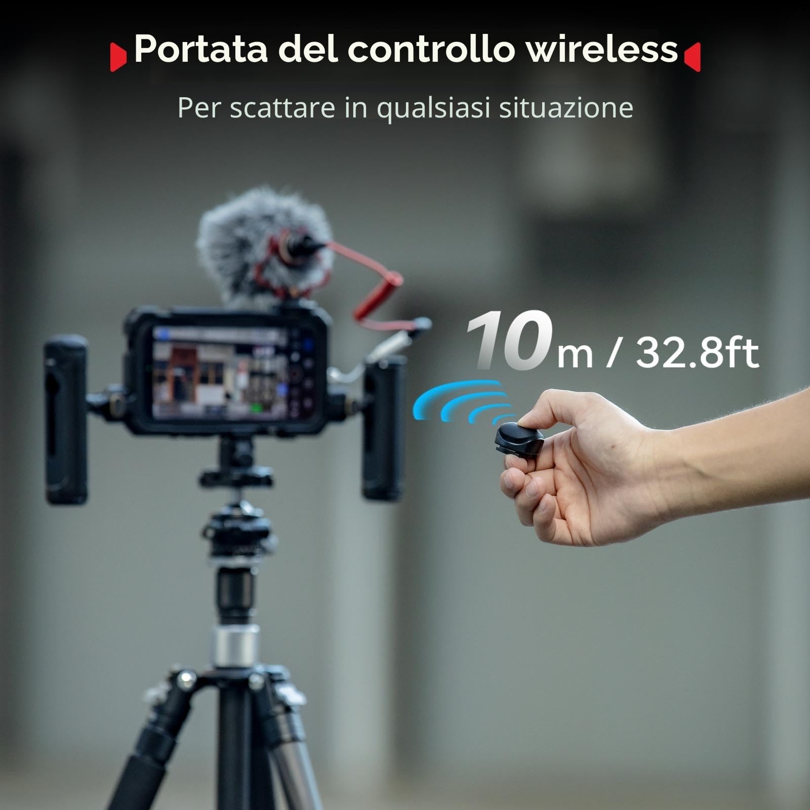 SMALLRIG Kit per doppia gabbia video per iPhone 17 Pro, supporto per telefono con maniglia laterale a sgancio rapido wireless, attacco a T da 17 mm e piastra posteriore per obiettivo - 5540