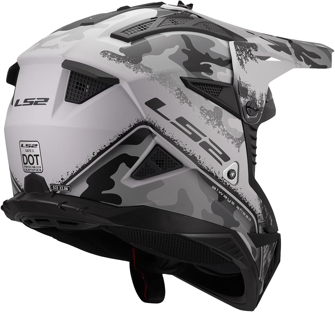 LS2 Helmets Gate II Full Face MX Motorcycle Helmet