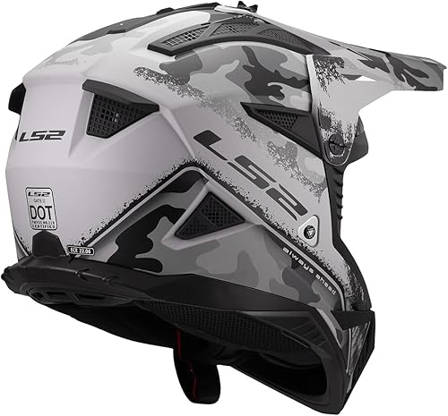 Miniatura 5 de LS2 Cascos Gate II Full Face MX Casco de moto