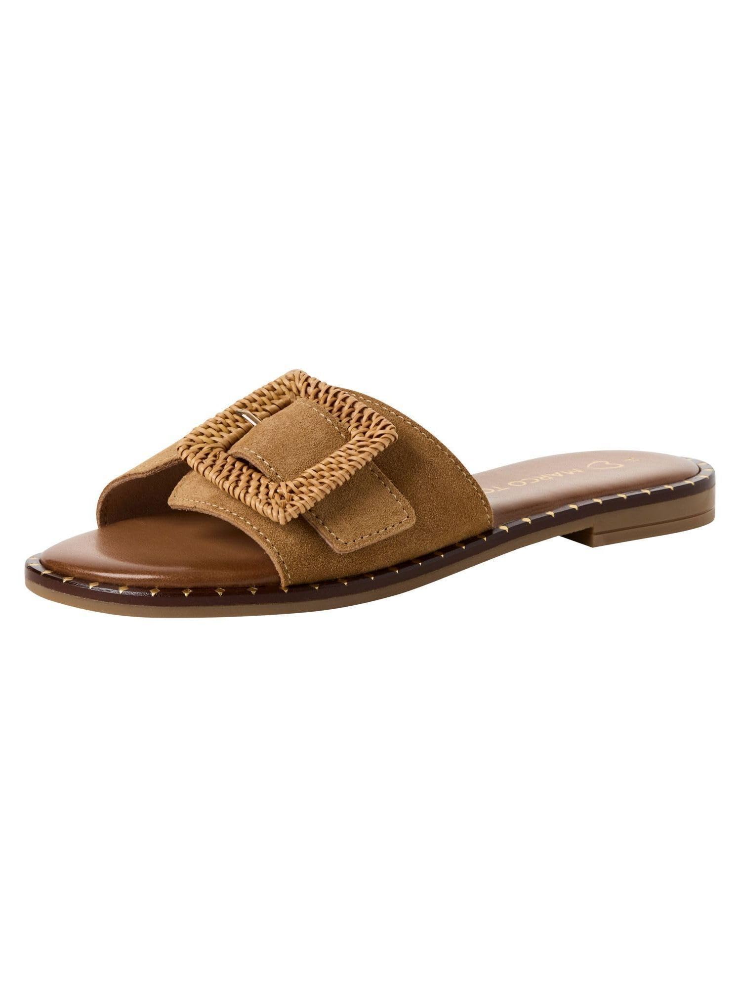 MARCO TOZZI Women's Sandale 2-27192-44, Beige, 4 UK