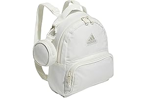 Must Have Mini Backpack, Off White/Putty Grey, Travel Daypack for Small Women