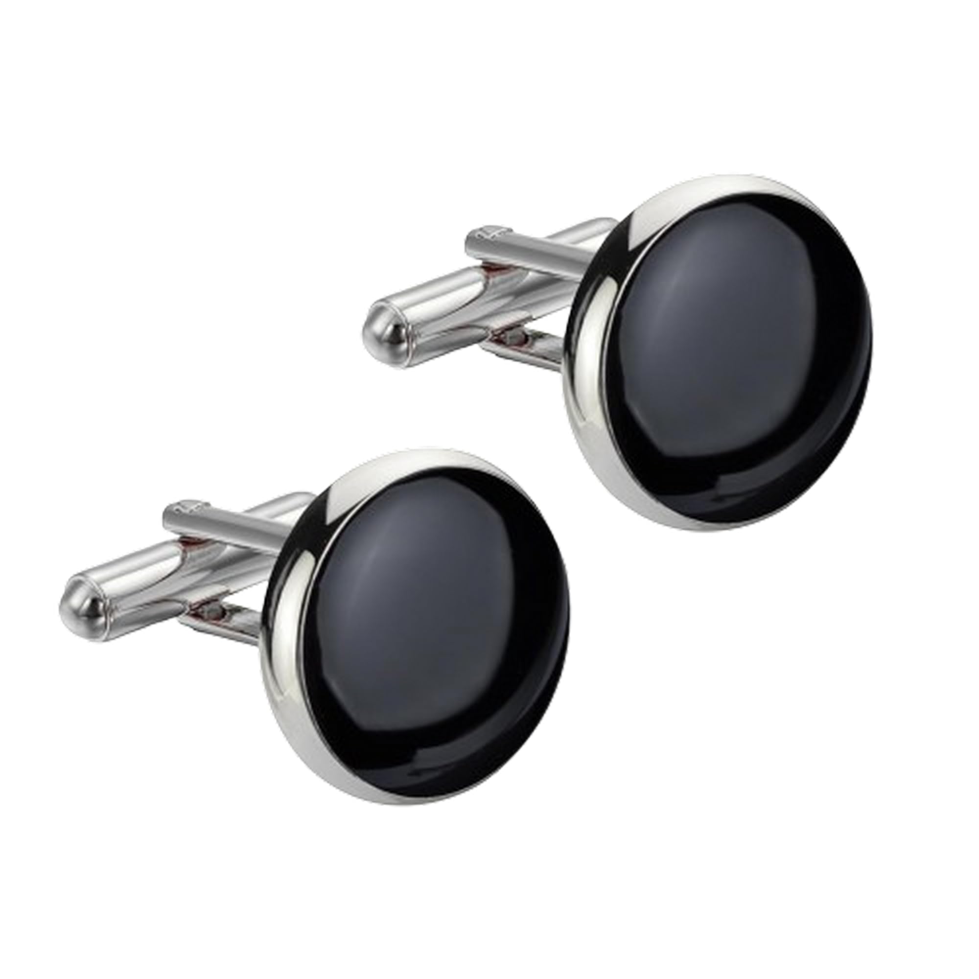 FASHIONS Black Cufflinks Formal Shirt Suit Blazer Wedding Cuff Links For Men-image-37