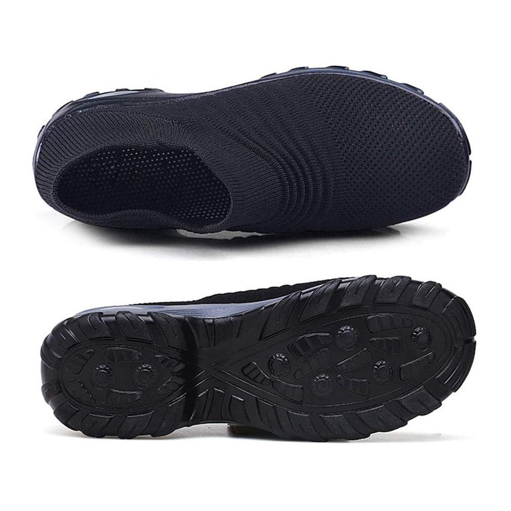 Hitmars Scarpe Ginnastica Donna Sneakers Running Camminata Corsa Basse Tennis Air Traspiranti Sportive Gym Fitness Casual Comode Nero Blu Rosa Cachi Bianca Taglia 35-44