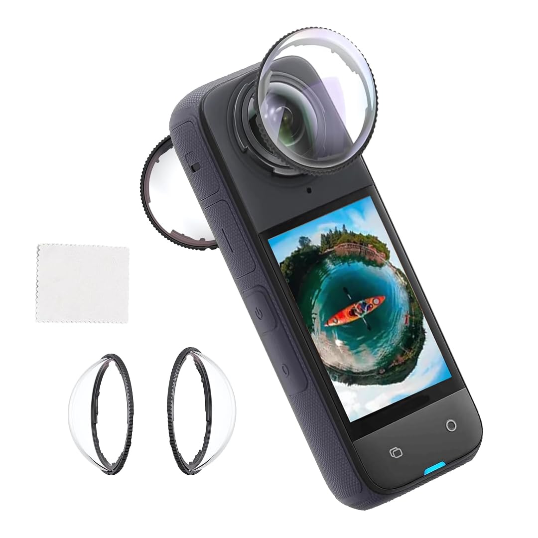 TRENDMAX Premium Lens Guard for Insta360 X4 Camera, Tempered Glass Lens Protector, Anti-Scratch, High Transparency, (Insta 360 X4 Lens Protection)-image-41
