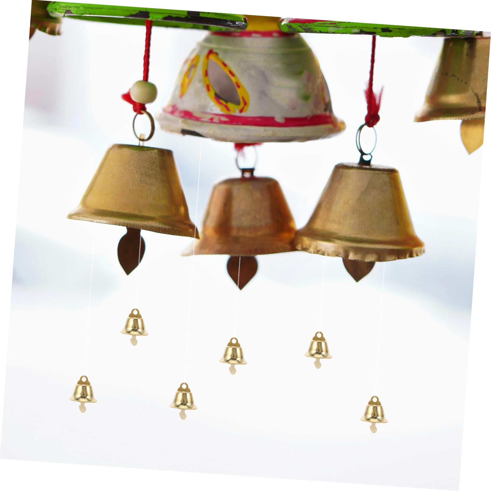 DOITOOL Campanelli Natalizi Mini Ciondolo a Campana 16 Mm Decorazioni Fai Da Te Dorate Per Albero Di Natale Addobbi Natalizi 120 Pezzi Accessori Per Artigianato e Carillon Eolico