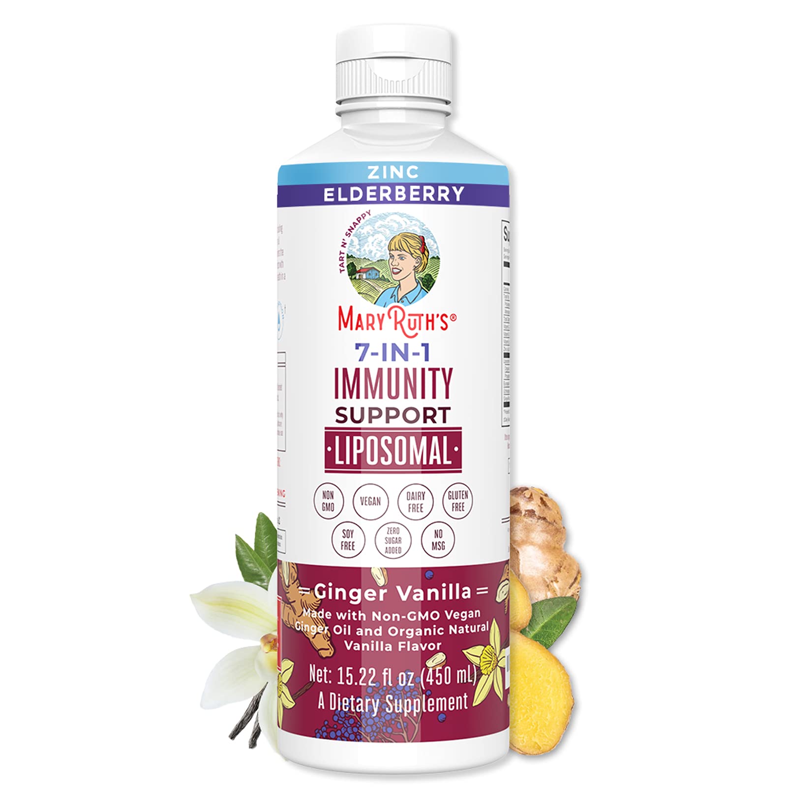 Buy Elderberry Liquid with Vitamin C 7 in 1 Immune Support Liquid