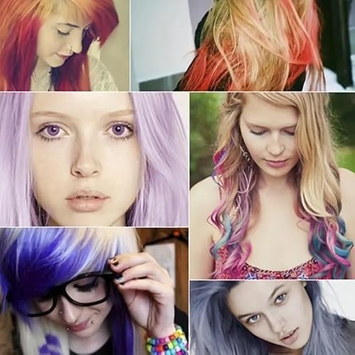 Foto von 36 Farben Ungiftige Haartönung, Kalk Tönung - Weiches Pastell Salon-Kit