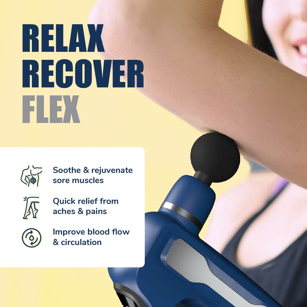 Caresmith CHARGE Flex Cordless Massage Gun | Deep Tissue Percussion Body Massager Machine For Pain Relief for Men and Women Caresmith CHARGE Flex Cordless Massage Gun | Deep Tissue Percussion Body Massager Machine For Pain Relief for Men and Women