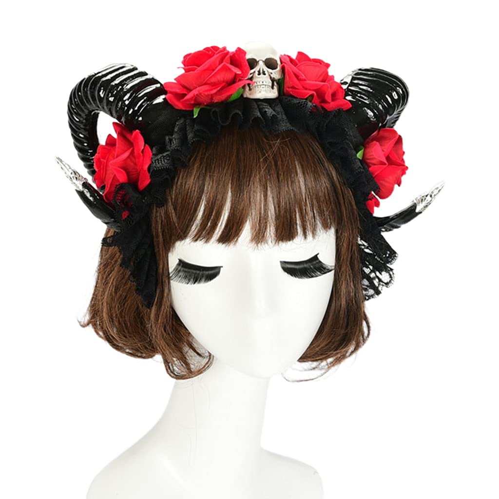 Bandeau corne de bœuf rose idéal pour vos soirées déguisées - 7