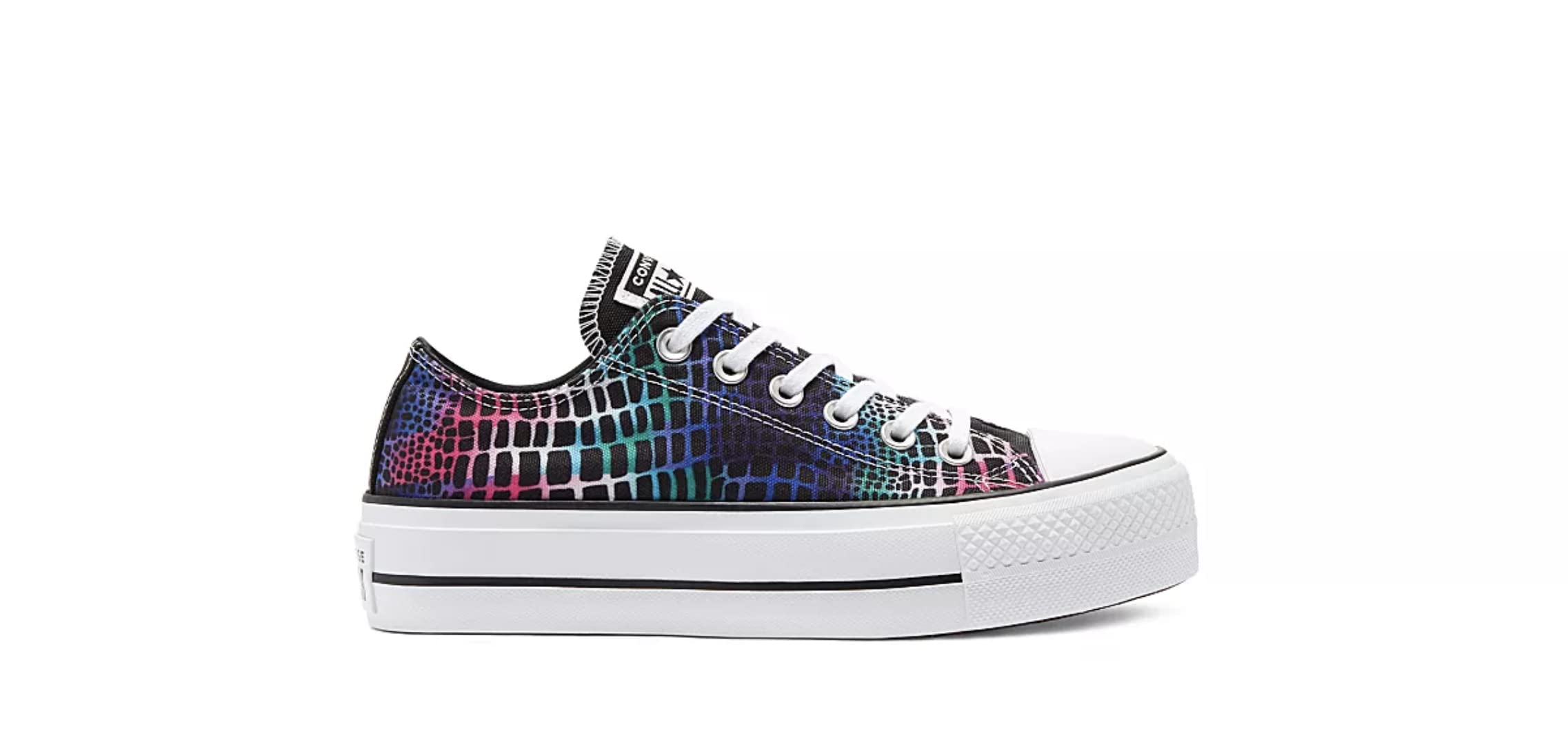 Converse Chuck Taylor All Star Lift Clean Ox Core Canvas Trampki Kobiety Czarny Trampki Niskie Shoes