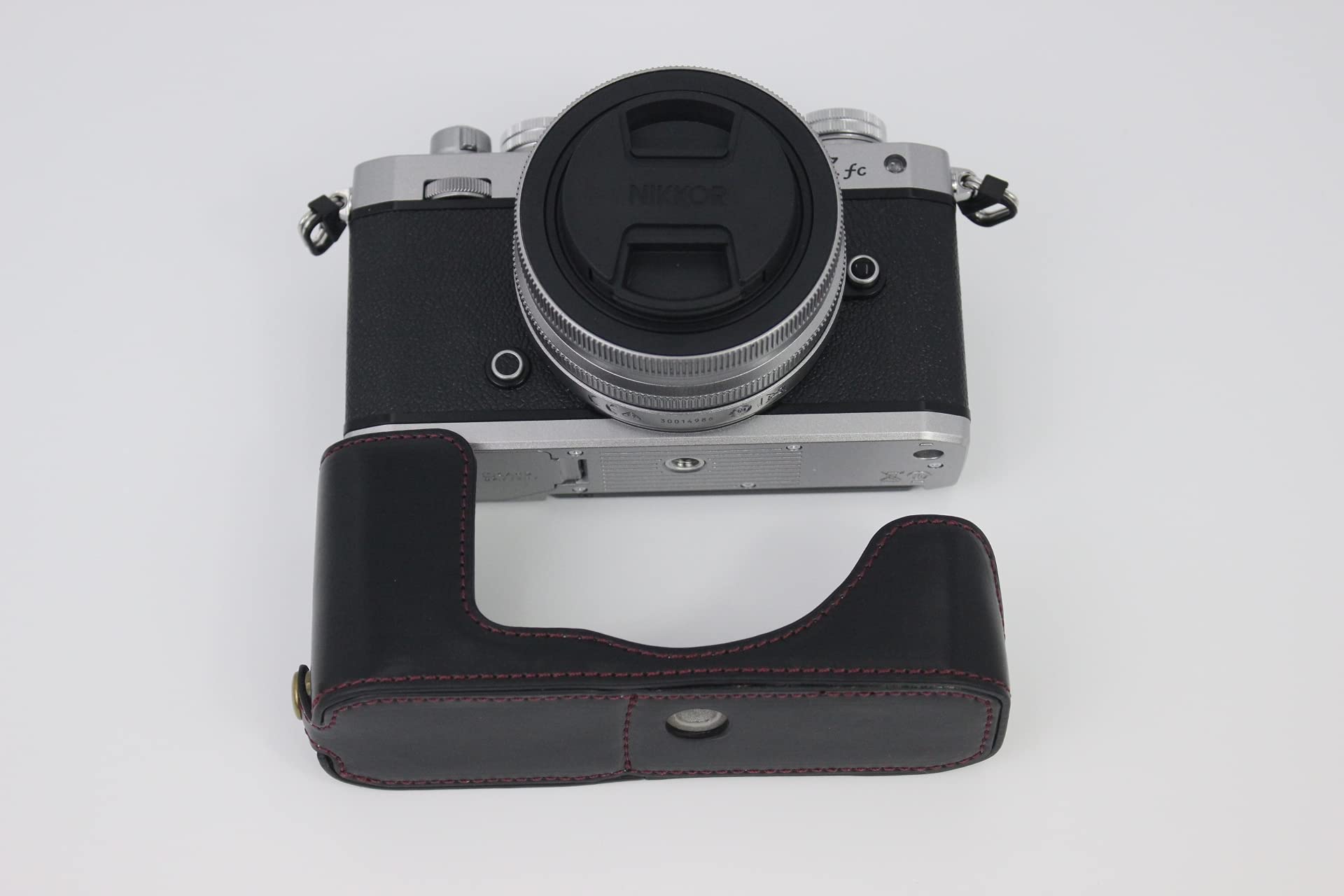 Mezza Custodia Per Fotocamera Nikon Zf Con Inserto In Vera Pelle Kontice Fatta H 1267110