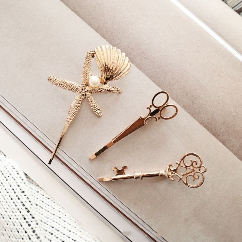 【新品】ASHLEY WILLIAMS❤︎DEADクリスタルヘアピン2個セット Amazon.co.jp: ヘアピン 2PCSクリエイティブヒトデのハサミシェイプ