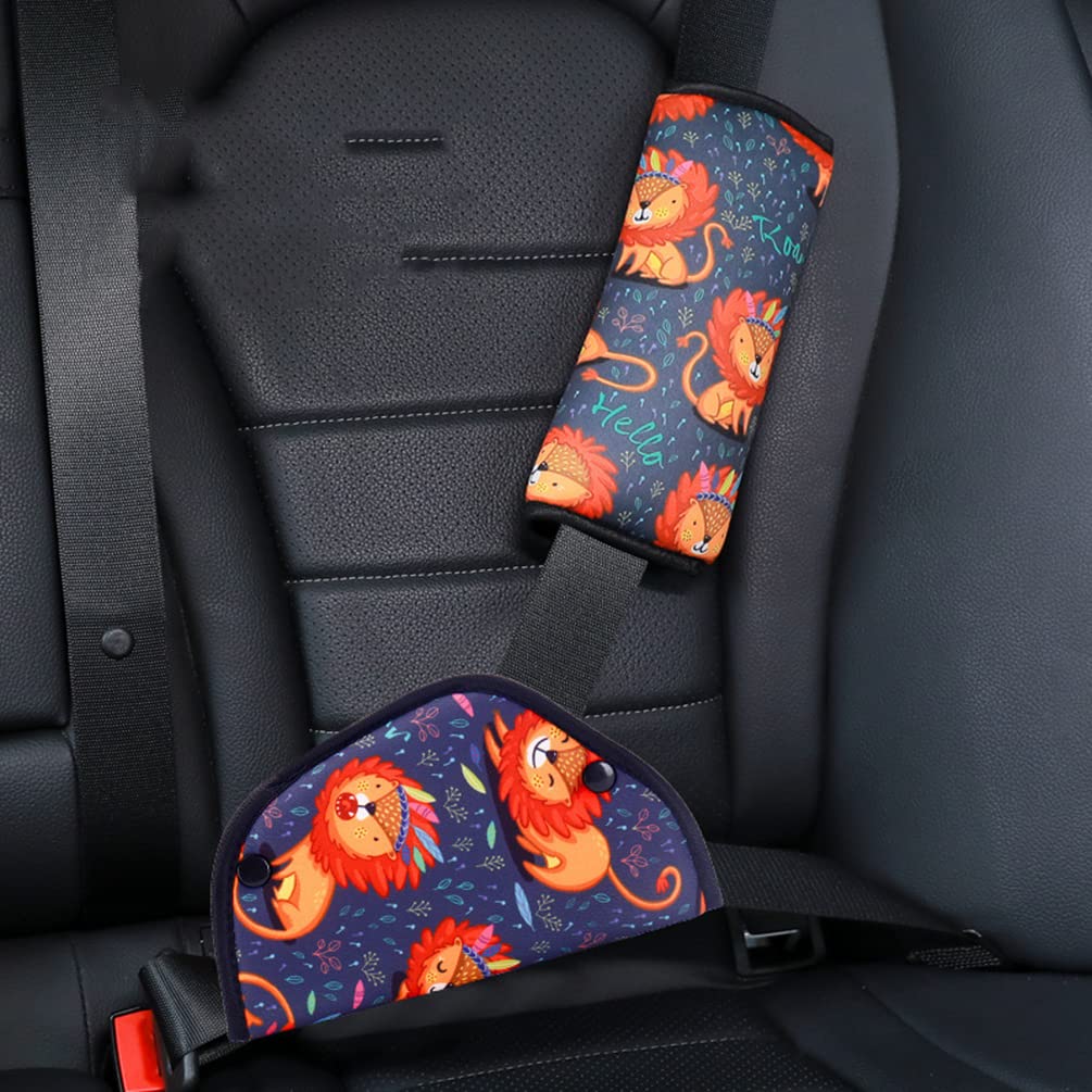 Cuscino Morbido Per Poggiatesta E Collo Per Bambini, Da Auto, Per Cintura Di Sicurezza, Colore Grigio, Micro-pelle Scamosciata, Taglia Unica