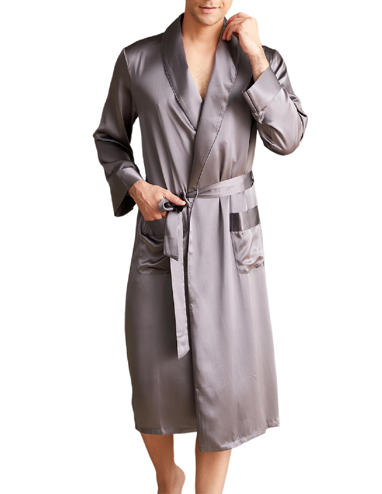 THXSILK Men’s Silk Robe