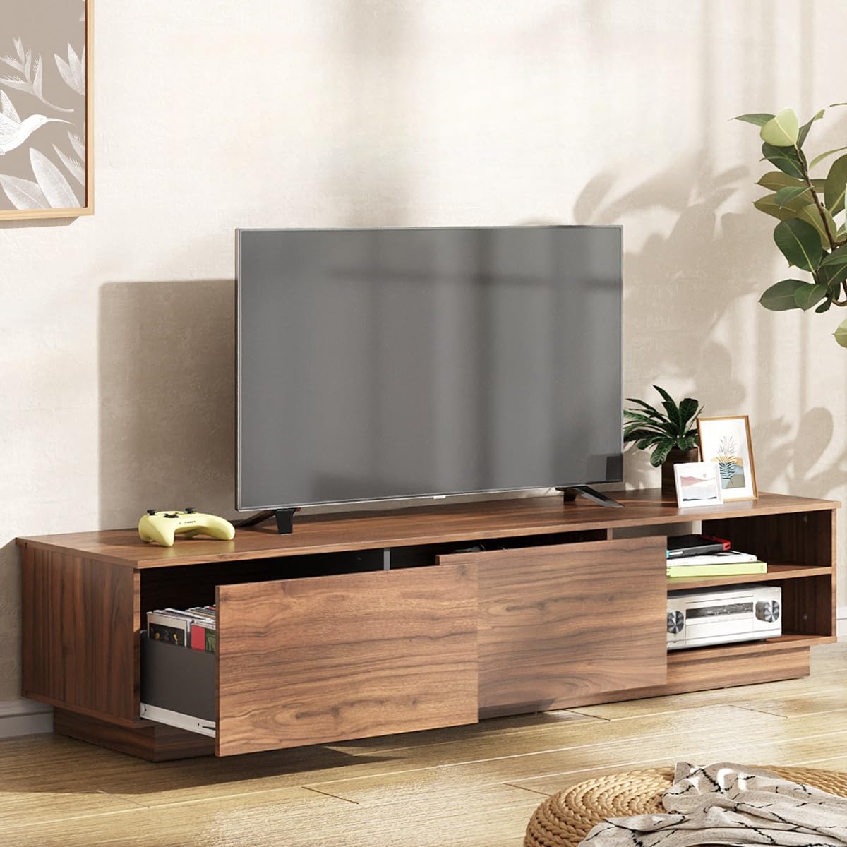 TVボード　150cm幅 テレビボード 150cm幅 日本製 オーク ウォールナット 木目 最大