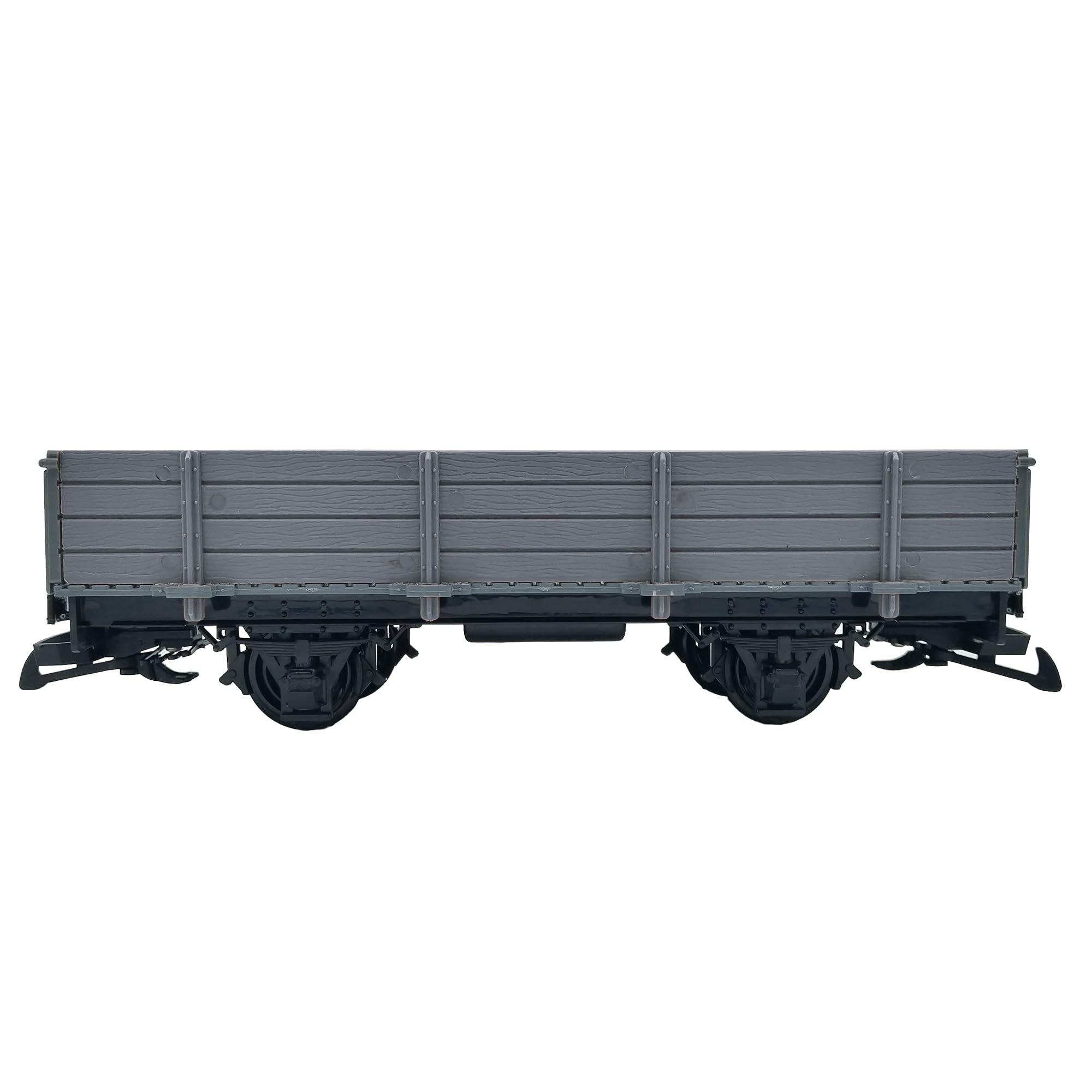 Niederbordwagen gerade grau - Selbstbauwagen/Bausatzwagen - Gartenbahn Spur G