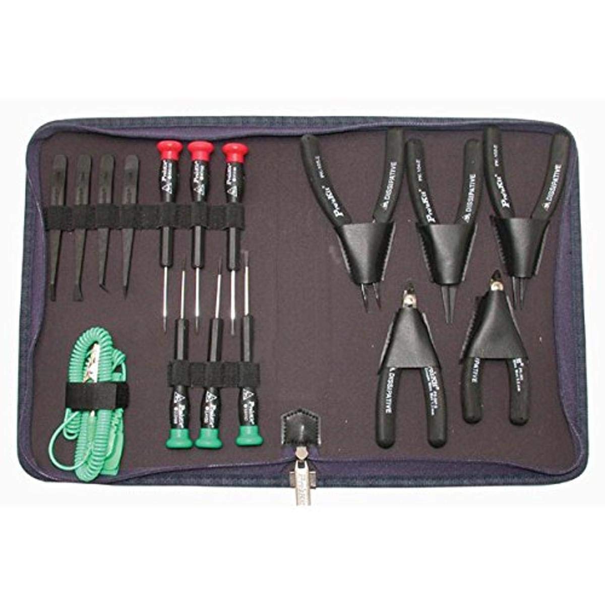 Pro'sKit 500-042 ESD Precision Tool Kit, Multicolor: Hand Tool