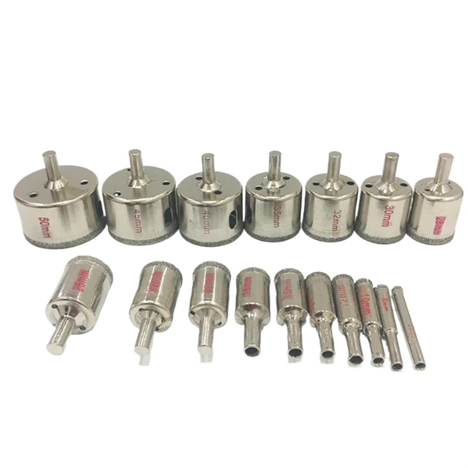 1 szt. Wiertło diamentowe 3mm-60mm powlekane marmurowe płytki szklane ceramiczne wiertło wiertła wiertła do elektronarzędzi (rozmiar: 50 mm)