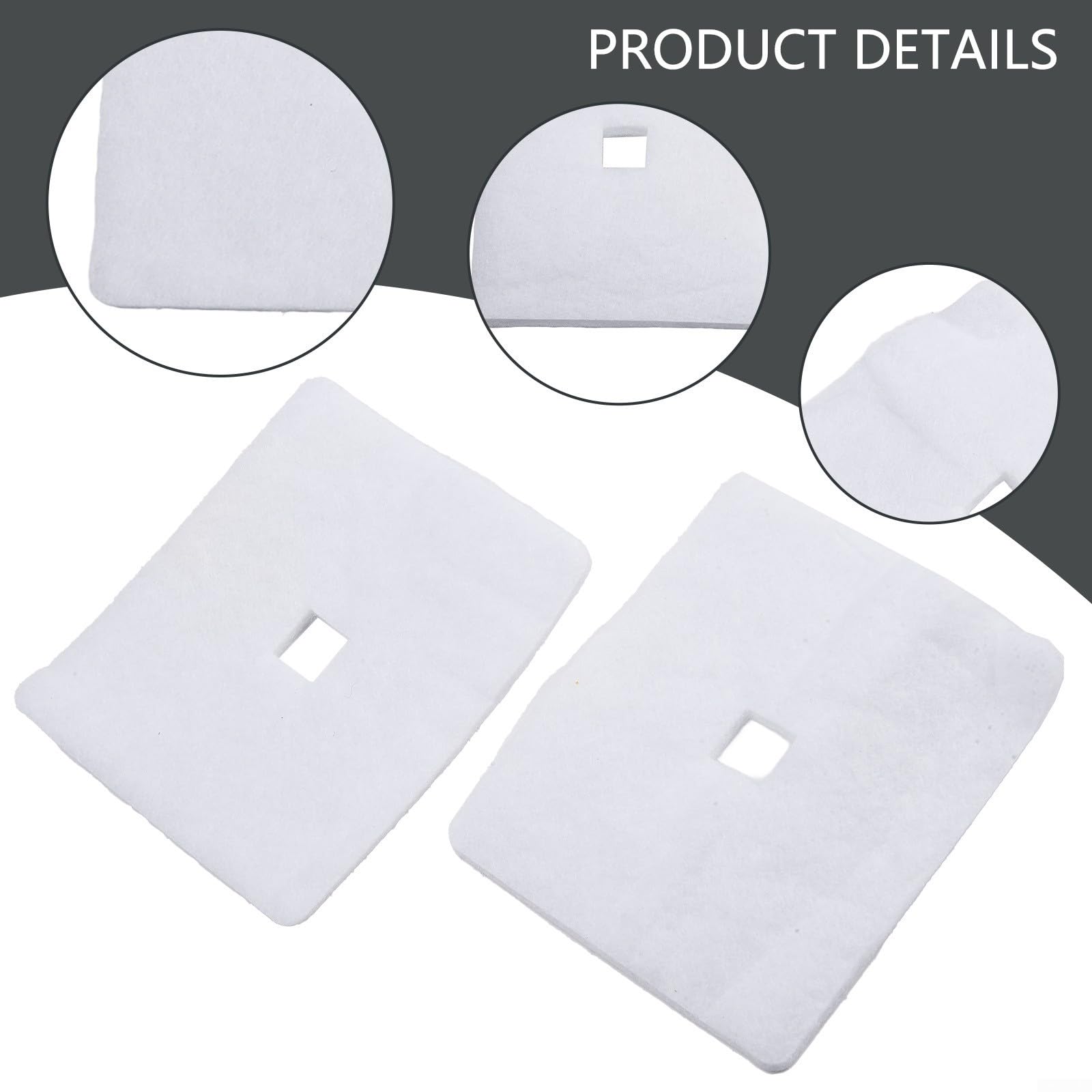 Lot de 2 filtres à air en coton pour pompes à air 60 et 80 - Convient pour l'entretien de routine et l'amélioration de l'efficacité de la pompe à air