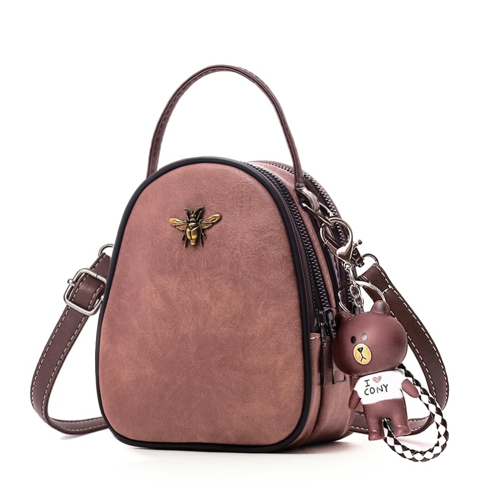 INOVERA (LABEL) Womens Cross-Body Shoulder Sling Bag Mobile Purse Handbag With Adjustable Strap (Rose Gold) (B0CP7WQ4NF) Amazon Price History, Amazon Price Tracker