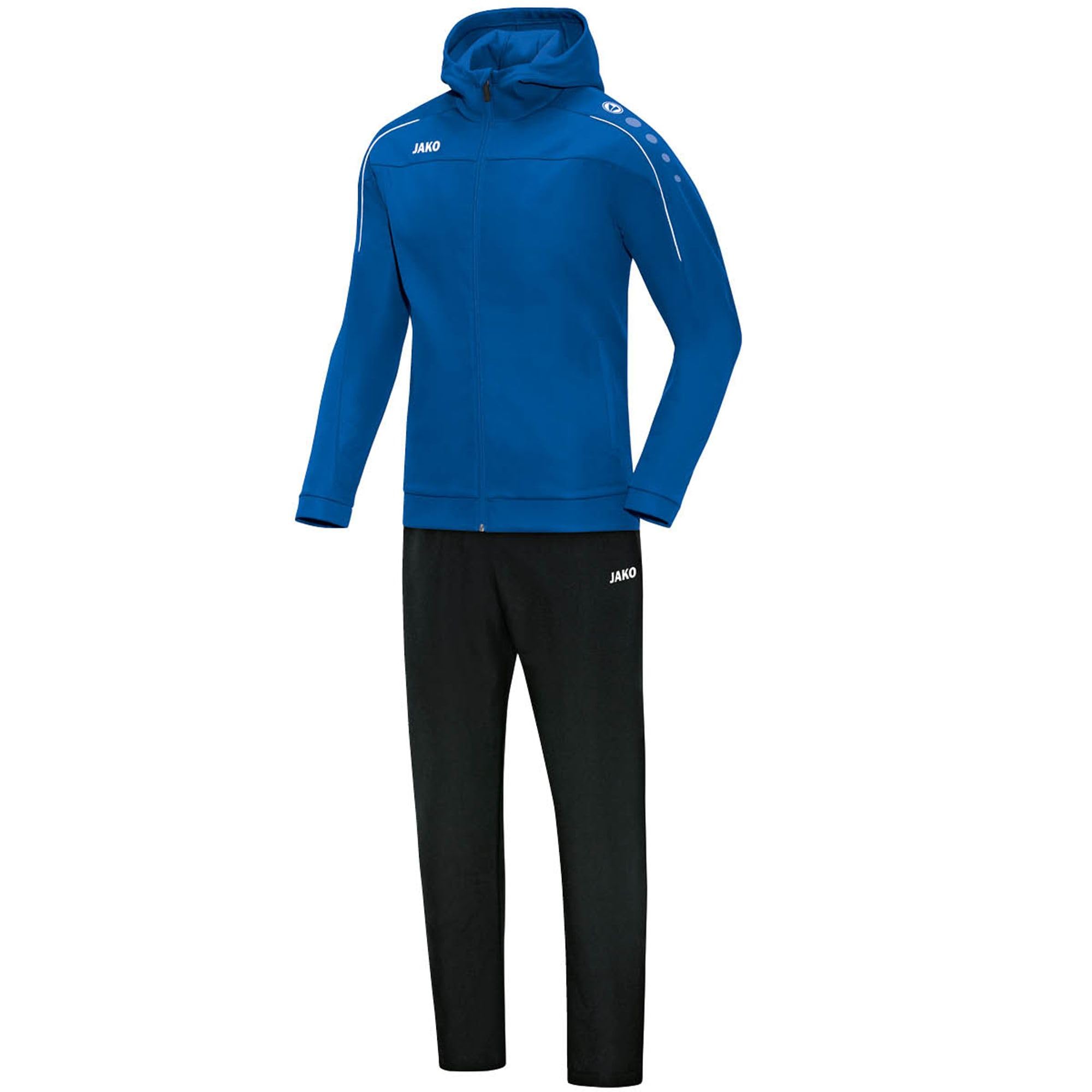 JAKO Classico Men's Tracksuit with Hood, Small, M9650