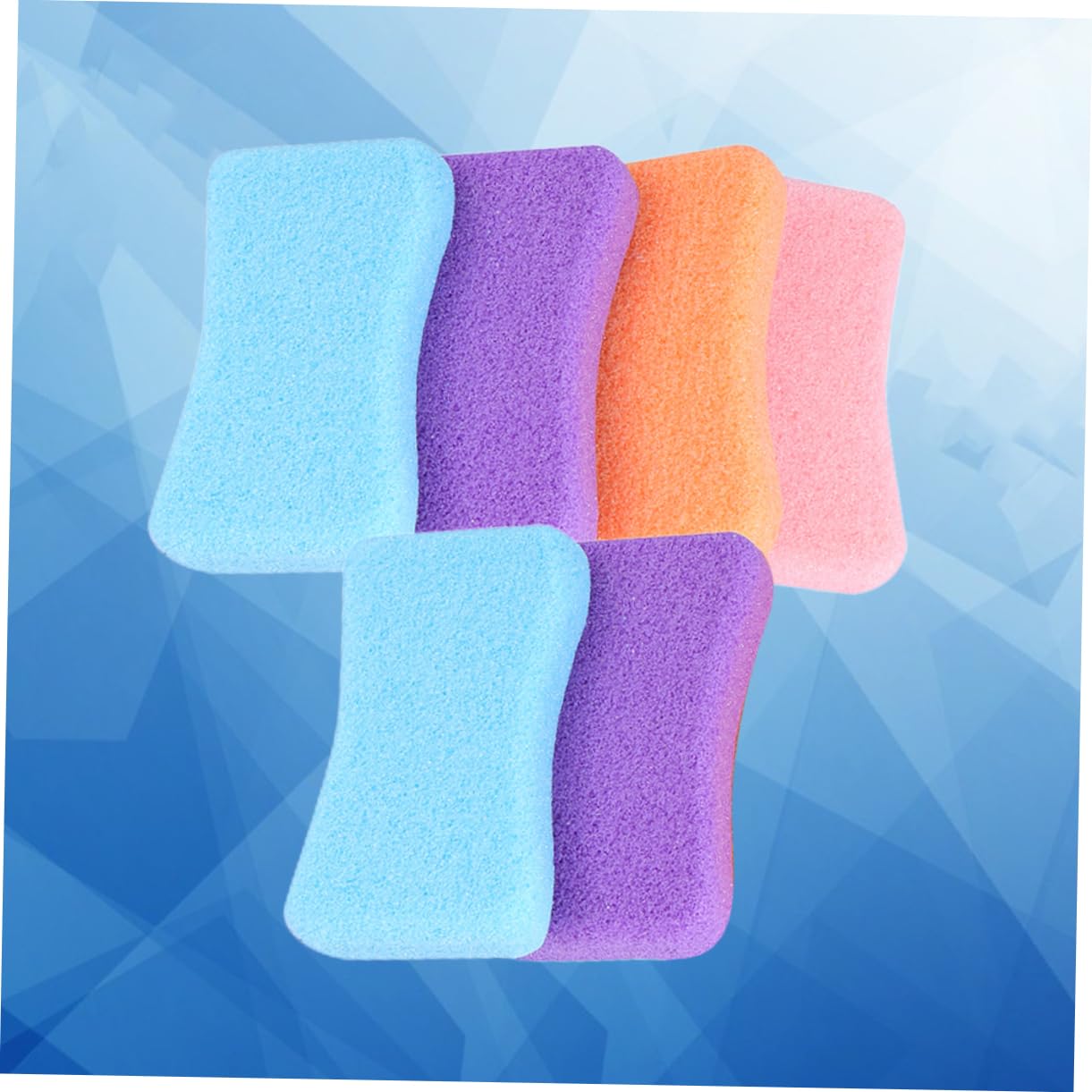 minkissy 18pièces Pierre Poncer Outil Exfoliant Pratique Pour Éliminer La Peau Morte Callosités à Domicile Couleurs Aléatoires
