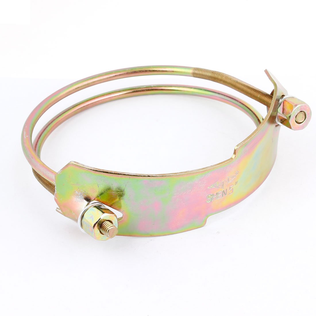 Aexit Brass Tone Hose Clamps Galvanized High Pressure 5