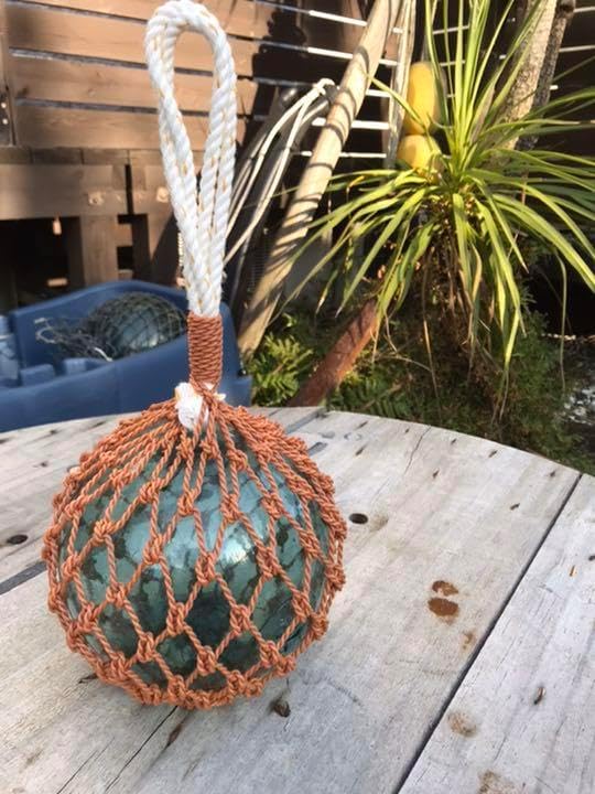 ガラス玉 浮き玉 ギアマン『北』ダブル刻印