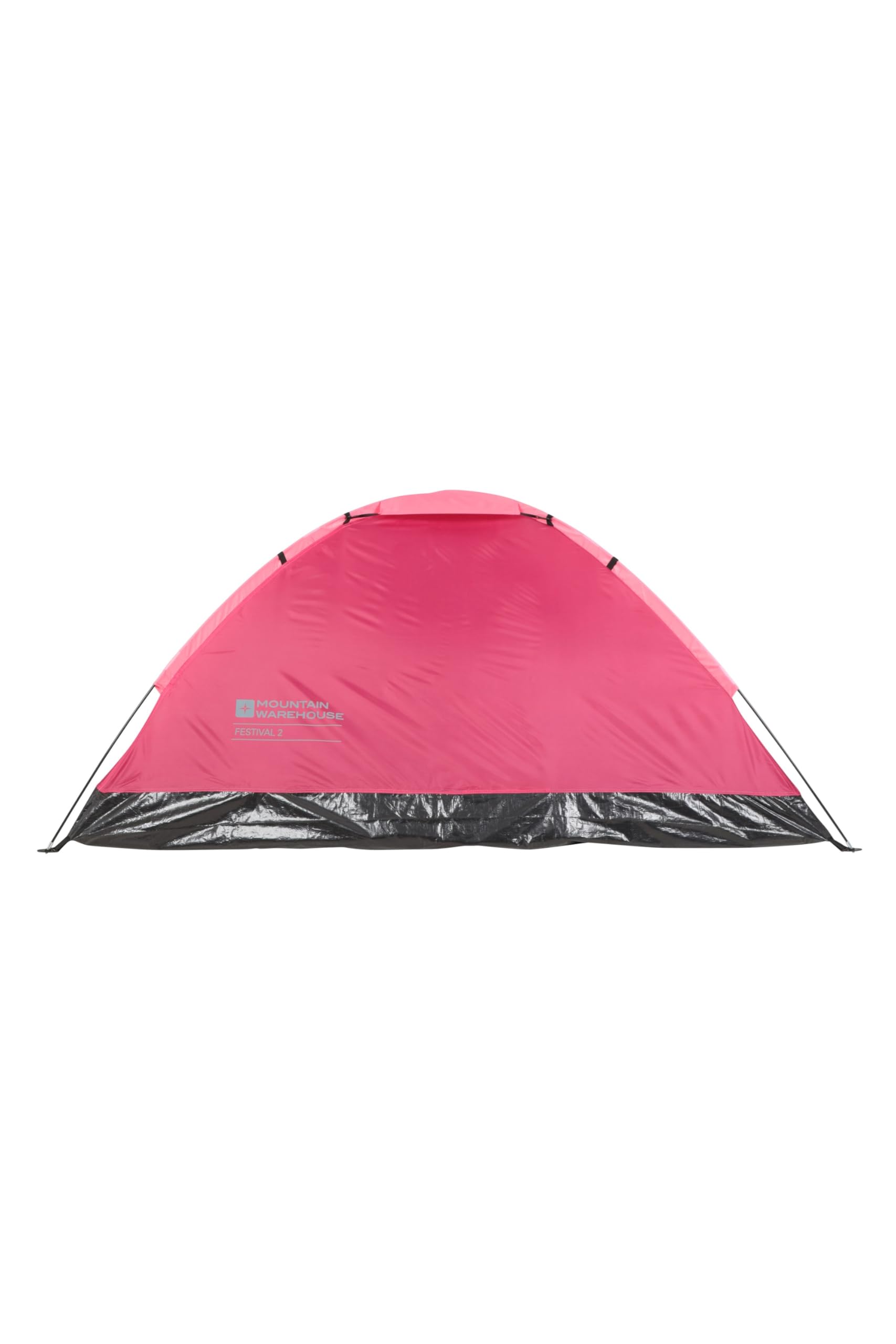 Mountain Warehouse Festival Fun 2-Personen-Zelt - Zeltboden, wasserabweisendes Outdoor-Zelt, leichte, atmungsaktives Schlafzelt - Für Bergwandern, Frühling, Sommer