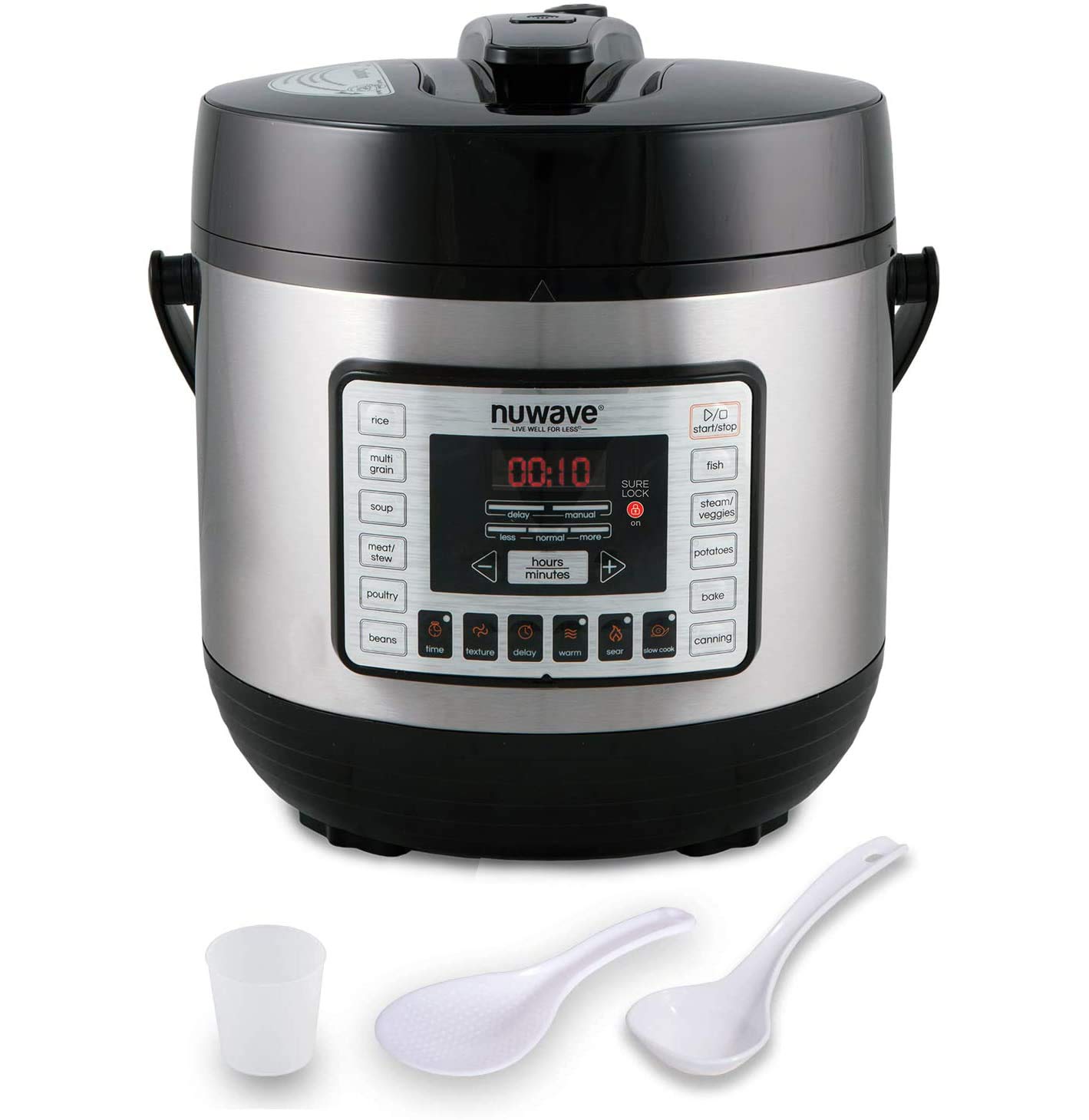 Buy NUWAVE NUTRIPOT 6Quart DIGITAL PRESSURE COOKER with SureLock