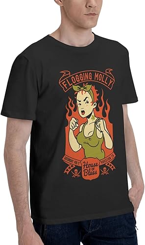 Miniatura 2 de BODBOX Camisetas de manga corta para hombres jóvenes y adultos, camiseta de ropa superior de cuello redondo