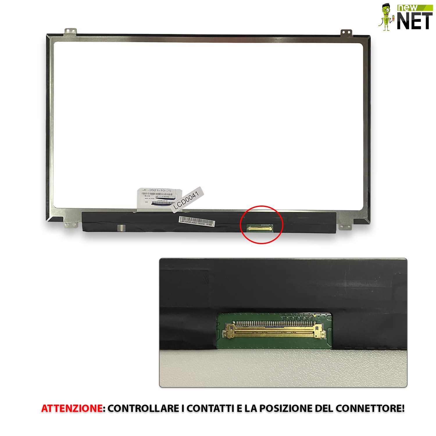 Sostituzione Schermo Per PC Portatile Display 15.6 Compatibile HP EliteBook 755 G5 850 G5 850 G6 [30pin FHD 60Hz TN Schermo 1920x1080 30 Pin