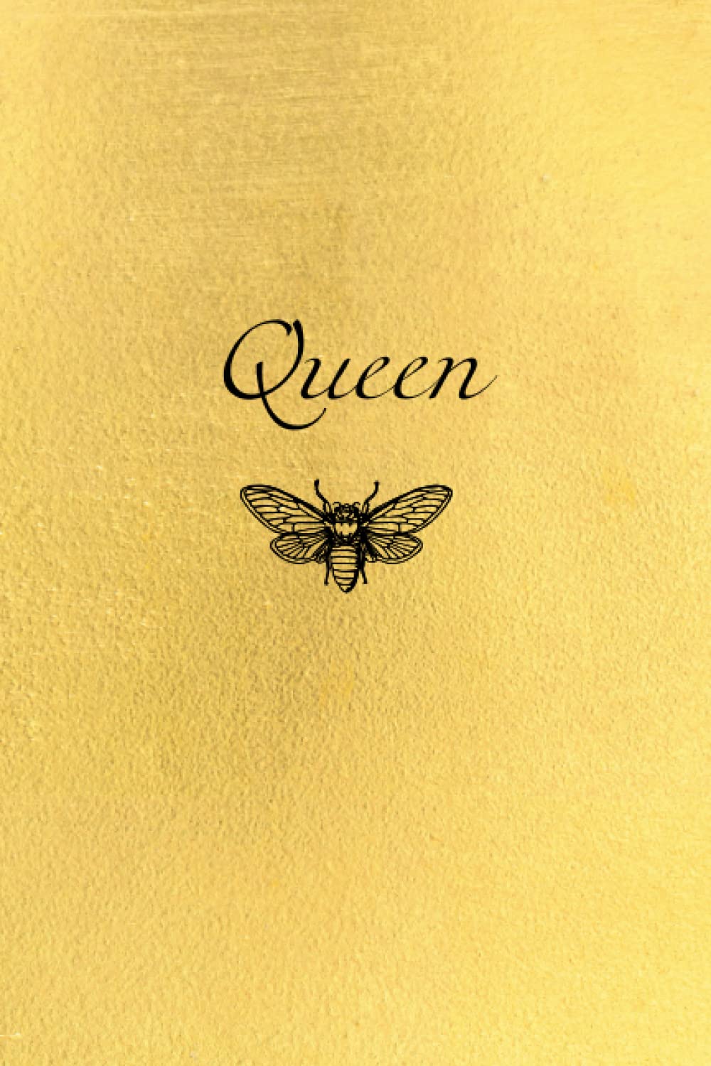 Queen Bee Notebook: 6x9 150 Pages, Diary, Journal, Planner, Lined College Ruled Paper, Glossy Finish Cover