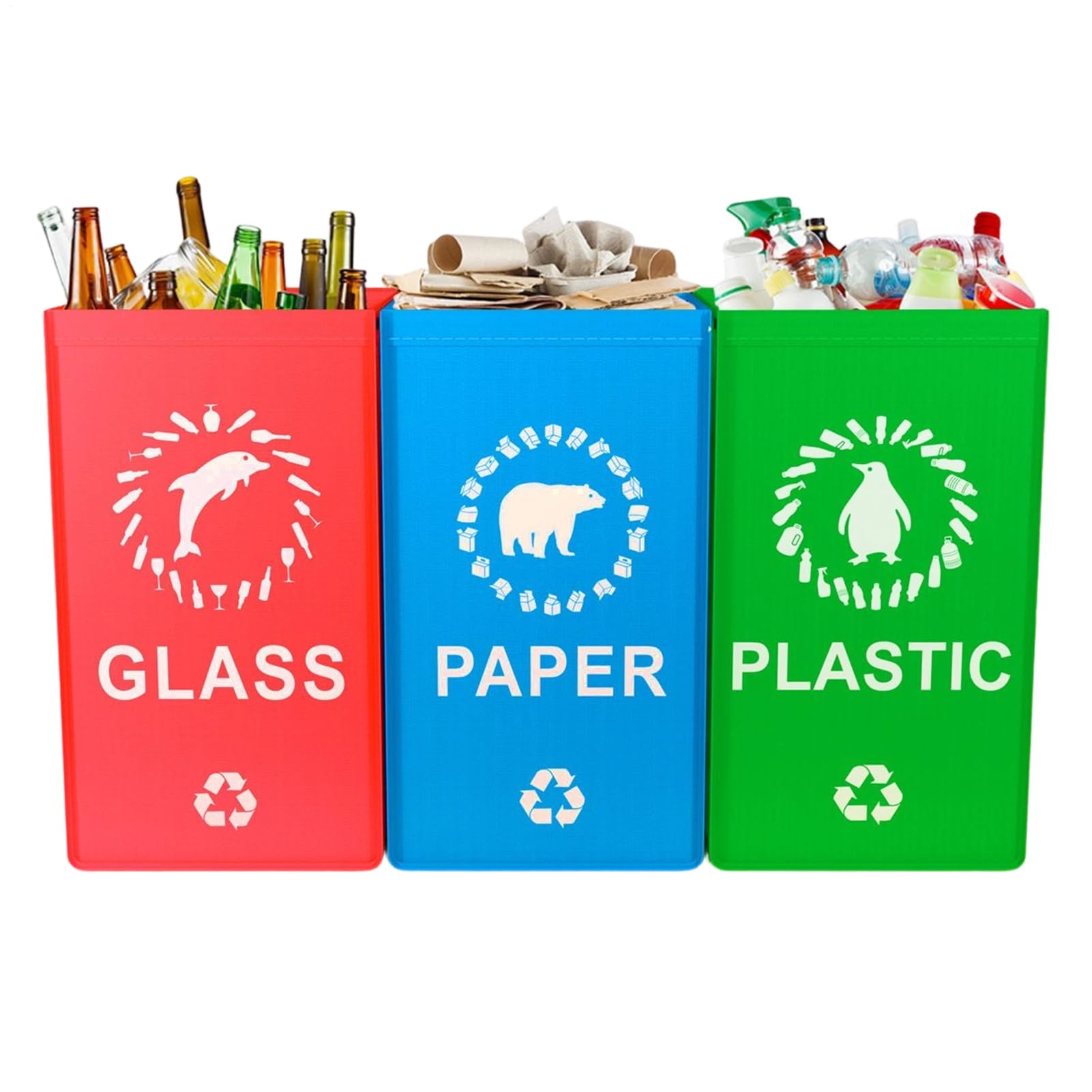 Sac de recyclage pour tri sélectif étanche et lavable afin d'éviter les fuites en cuisine