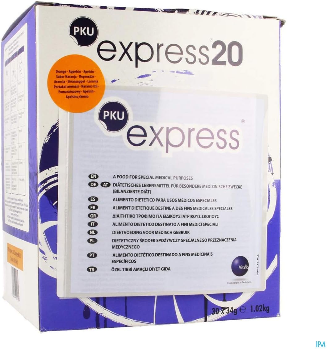 PKU Express 20 Orange 30 x 34g Sachet