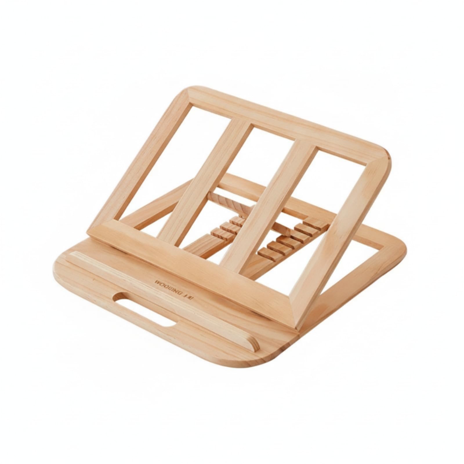 Supporto Tablet Portatile Supporto Portatile Tablet Laptop Riser Ergonomico Pieghevole con Ventilazione E Base Bassa per Prevenire Surriscaldamento Adatto per Coworking, Pine