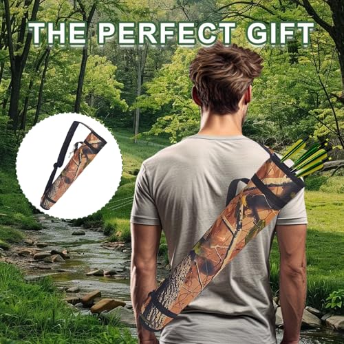image for KURUGEILI Archery Quiver Back and Hip Quivers Adjustable Arrow Backpac