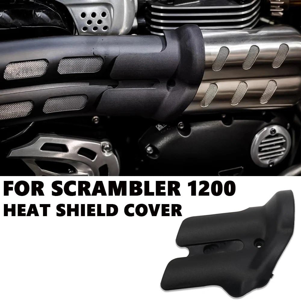 Scudo Termico Misura per SCRAMBLER Scrambler 1200 Copertura dello scudo termico antiscottatura del tubo della marmitta di scarico Protezione