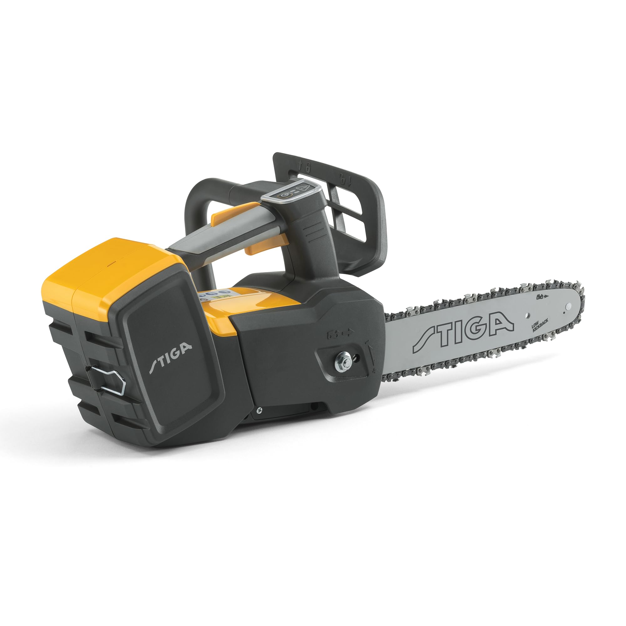 STIGA PR 700e Motosega Da Potatura, 48 V, 30 cm, Batt. Non Incl. – Compatta e Leggera, Freno Catena Rapido – Potatura Professionale