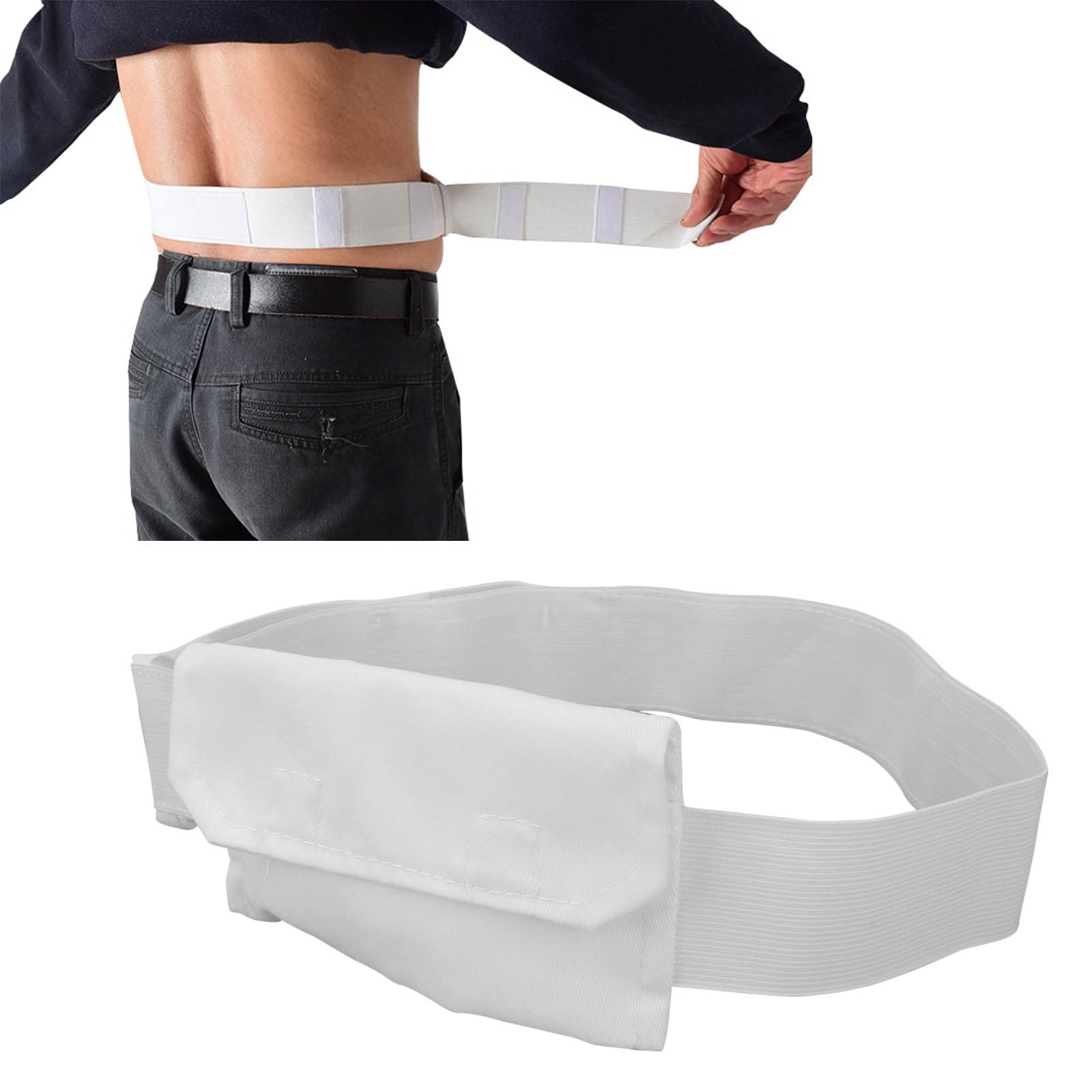 Cinturón de Diálisis Peritoneal Estuche de Cintura para Diálisis Peritoneal Correa de Diálisis Peritoneal Ajustable para Tubo G, Tubos de Alimentación Médica