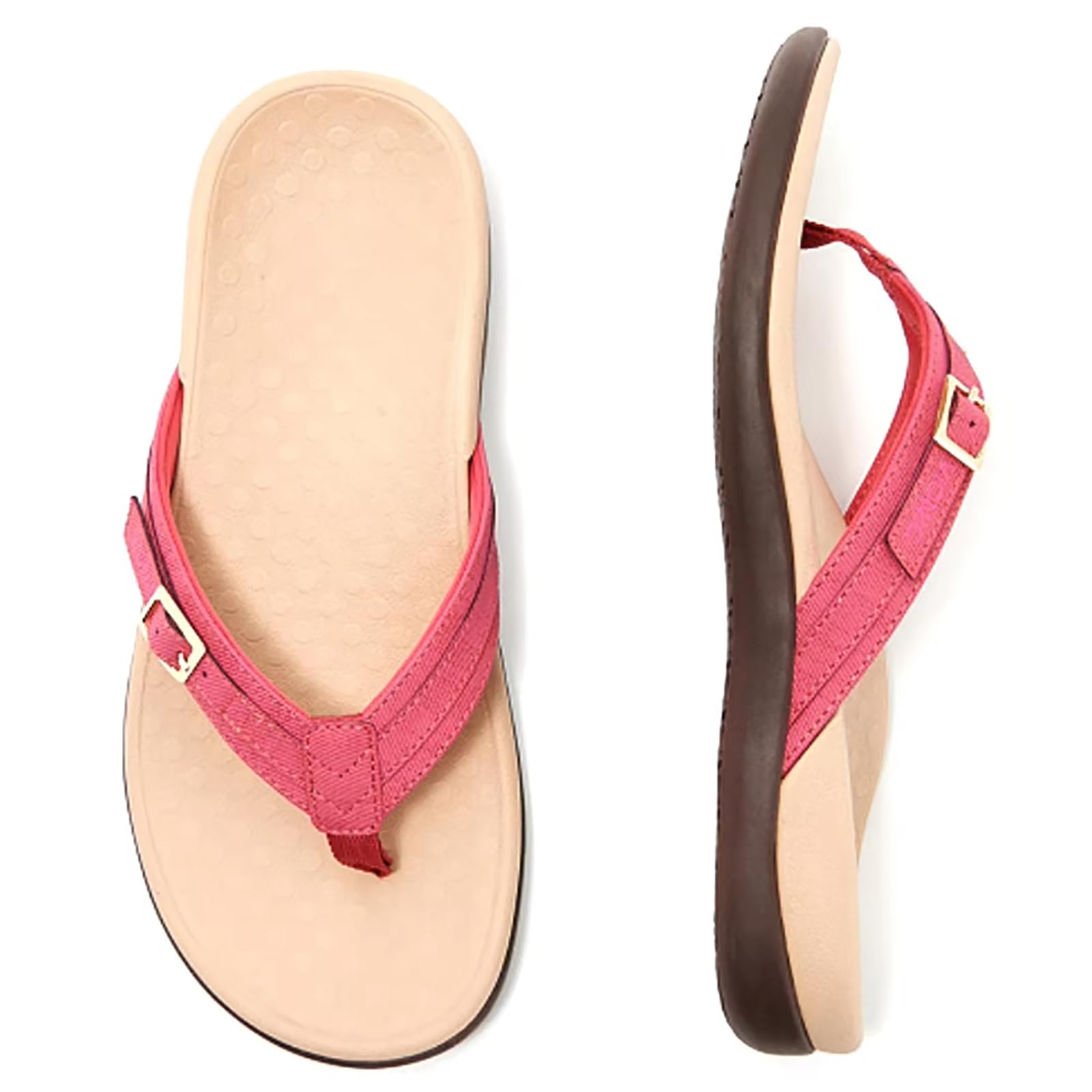 Pylera Orthopaedic Summer Sandals, Soft Bottom Massage Wedge Slide Flip Flops, Orthopedic Sandals with Arch Support
