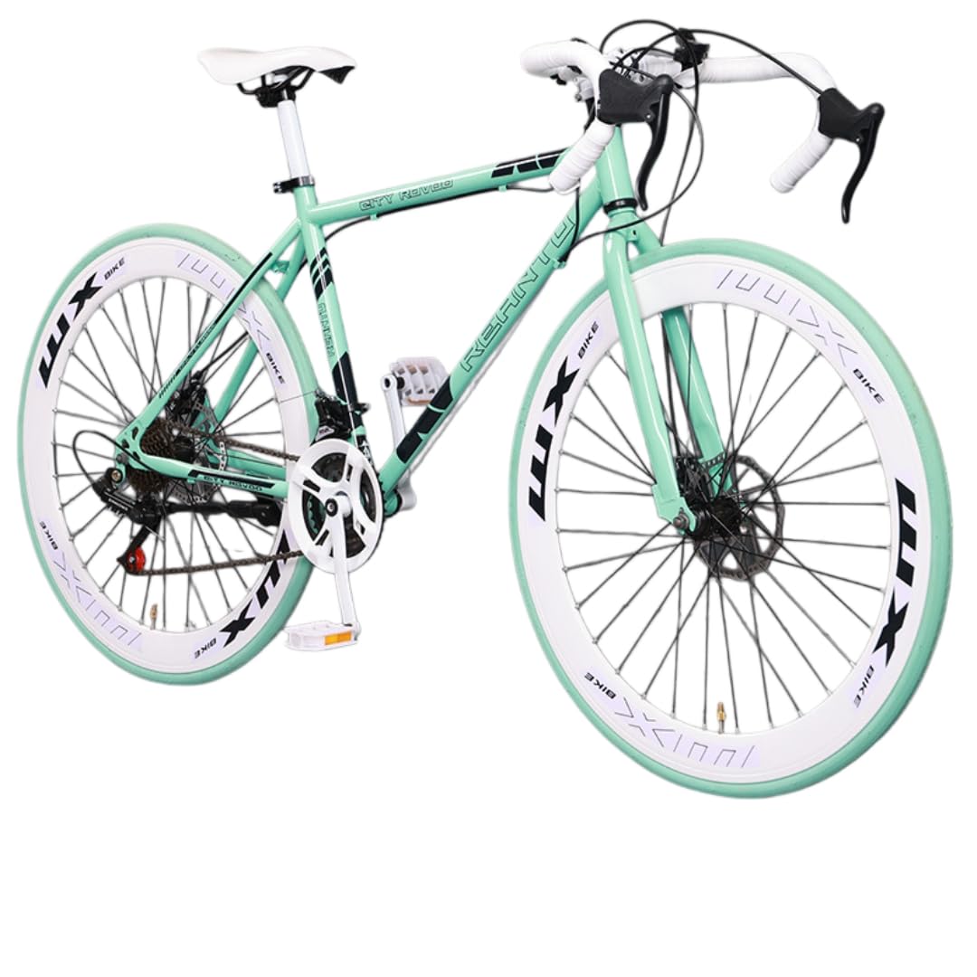 Amazon | Dazzixロードバイク 700C カラー 可変速自転車 スチール