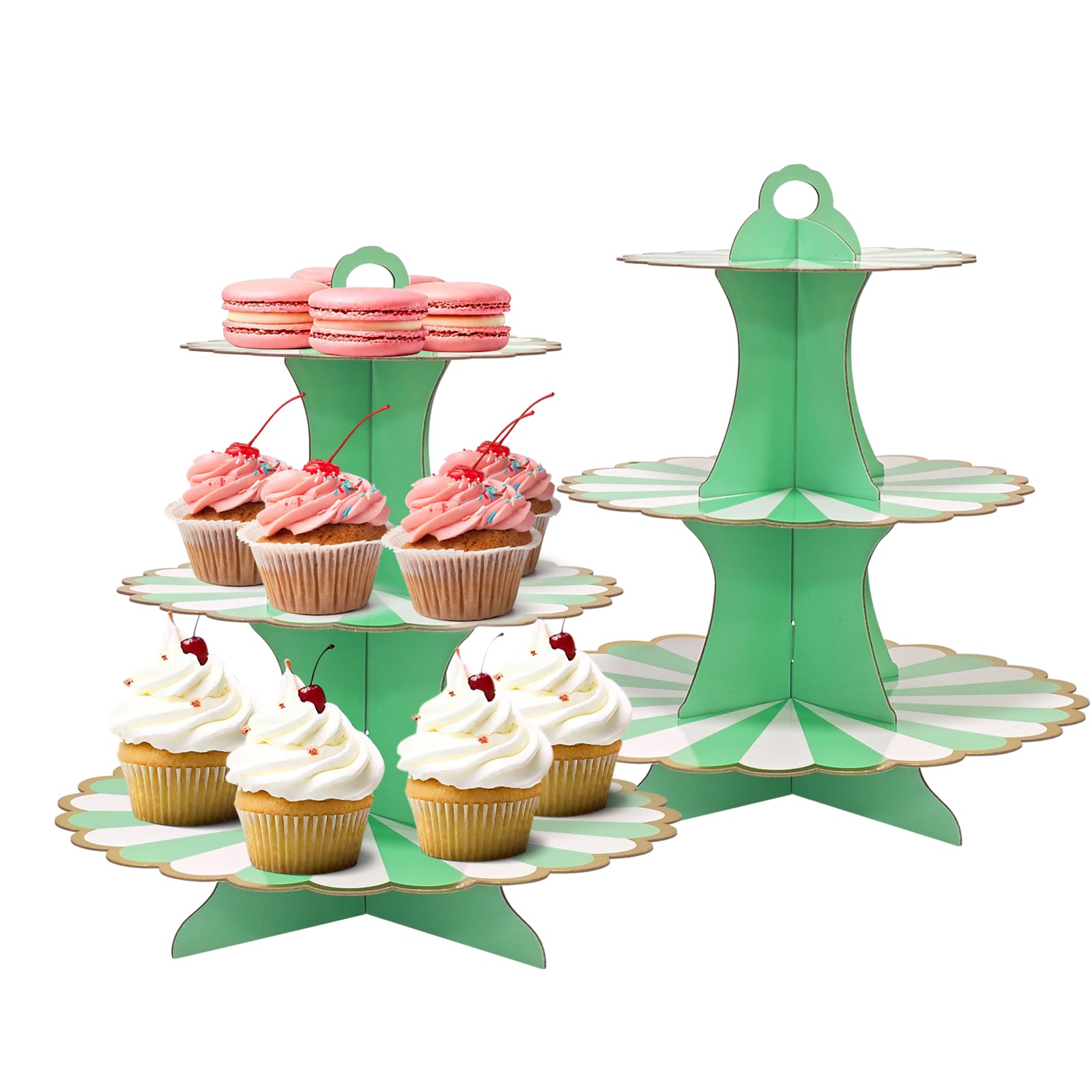 2-stöckiger Tortenständer – Cupcake & Kuchenständer Für Geburtstag & Party