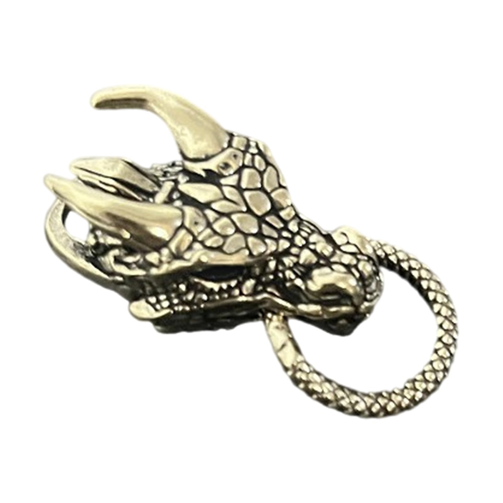YIBOZI Unique Artistic Dragon Metal Beads Pendant for Paracord and Enthusiasts Jewelry Making Paracord Bead
