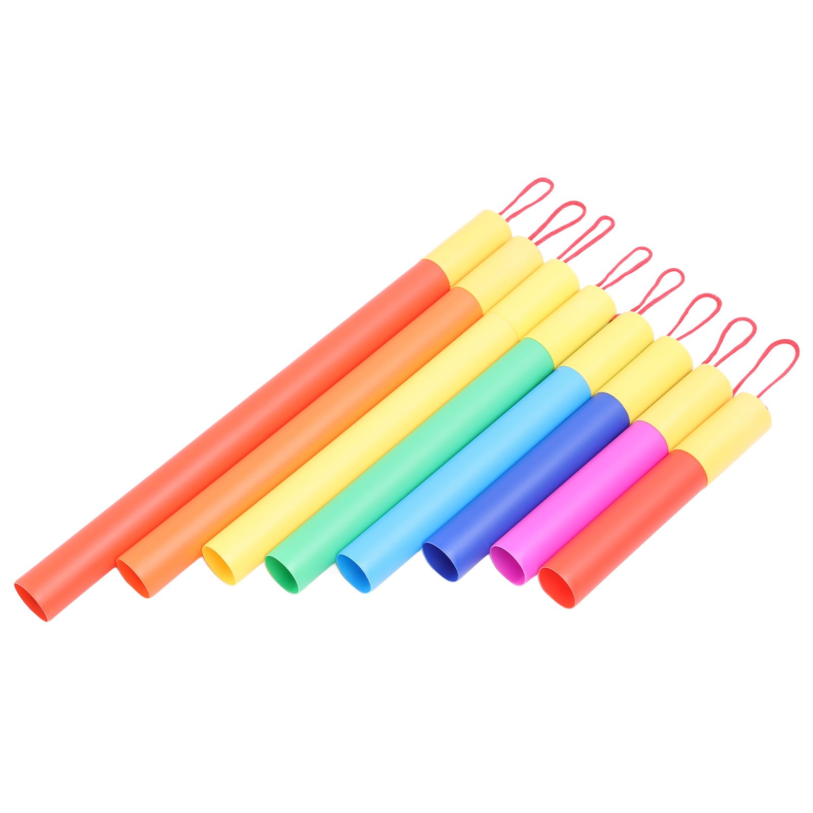 Set di Tubi Sonori Musicali da 8 Pezzi per Bambini con Diverse Melodie e Strumenti a Percussione Musicali Educativi con Costruzione in Plastica Affidabile