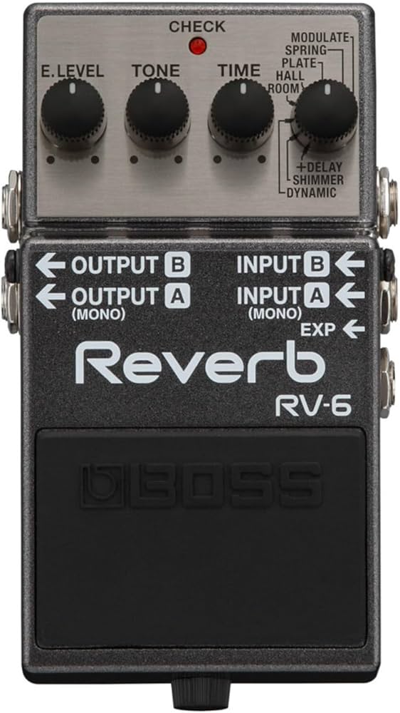 BOSS RV-6 リバーブエフェクター 保証書付き Amazon | BOSS ボス Reverb RV-6 | ディレイ・リバーブ | 楽器・音響機器