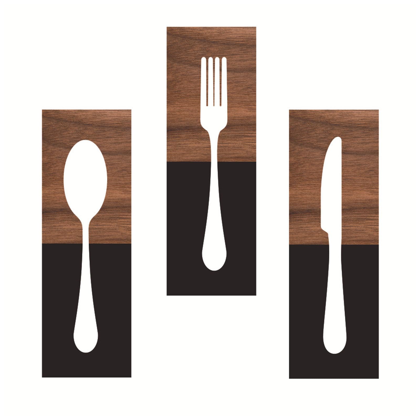Fork Spoon Wall Decors Modern Farmhouse Kitchen Decors Rustics Home Kitchen Wall Decorations Wood Utensils Hanging Signs Wood Utensils Hanging Signs
