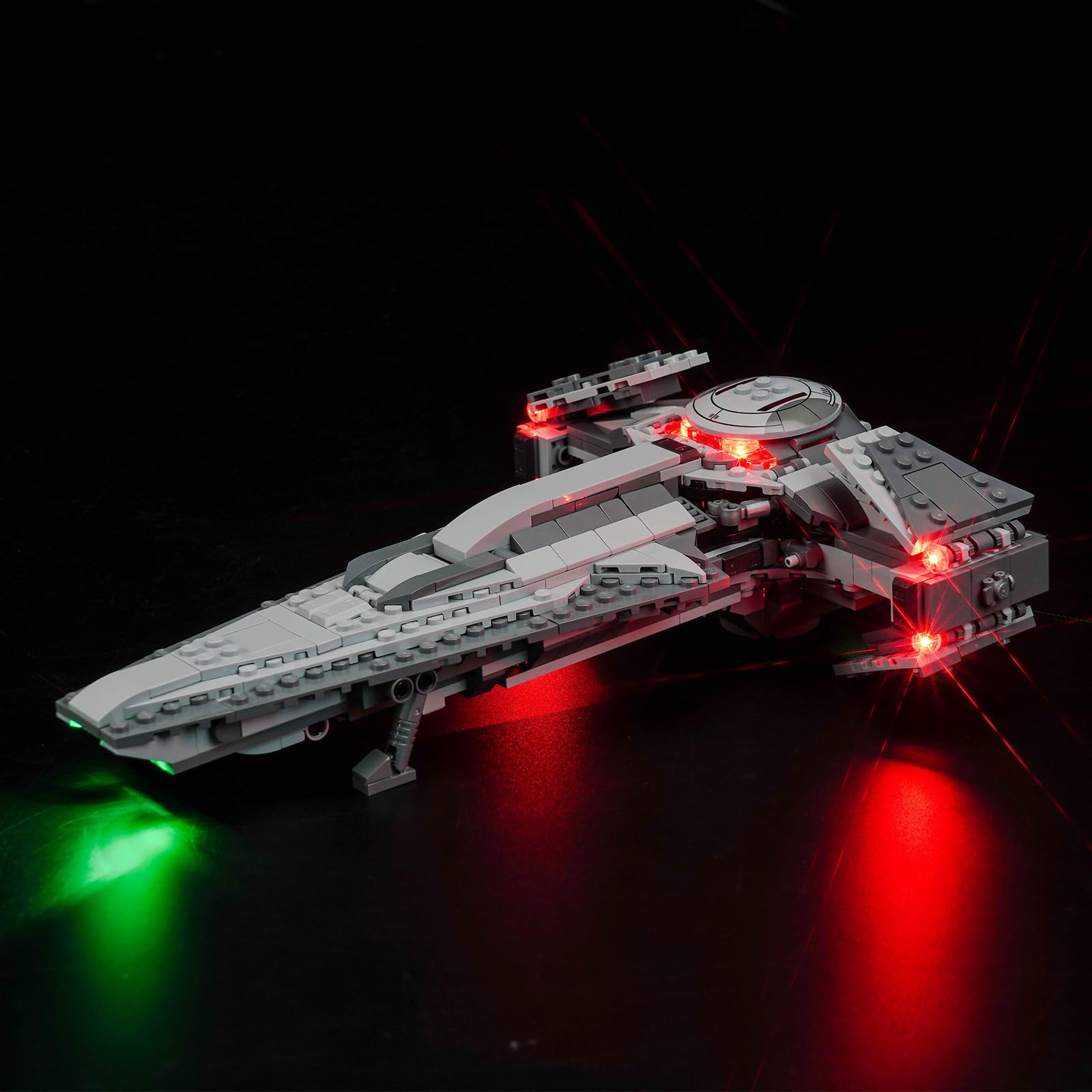 LocoLee LED Light Kit Compatible with Lego 75383 Darth Maul's Sith Infiltrator - No Models Only Light, Creative Lighting Set Accessories Compatible