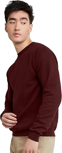 Miniatura 4 de Hanes Men's Sweatshirt, EcoSmart Fleece Crewneck Sweatshirt, Big & Tall Available, 1 or 2-Pack